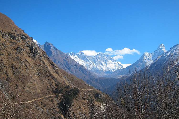 Mt Everest seen on Tengbouche