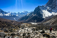 peak of Everest base camp trek