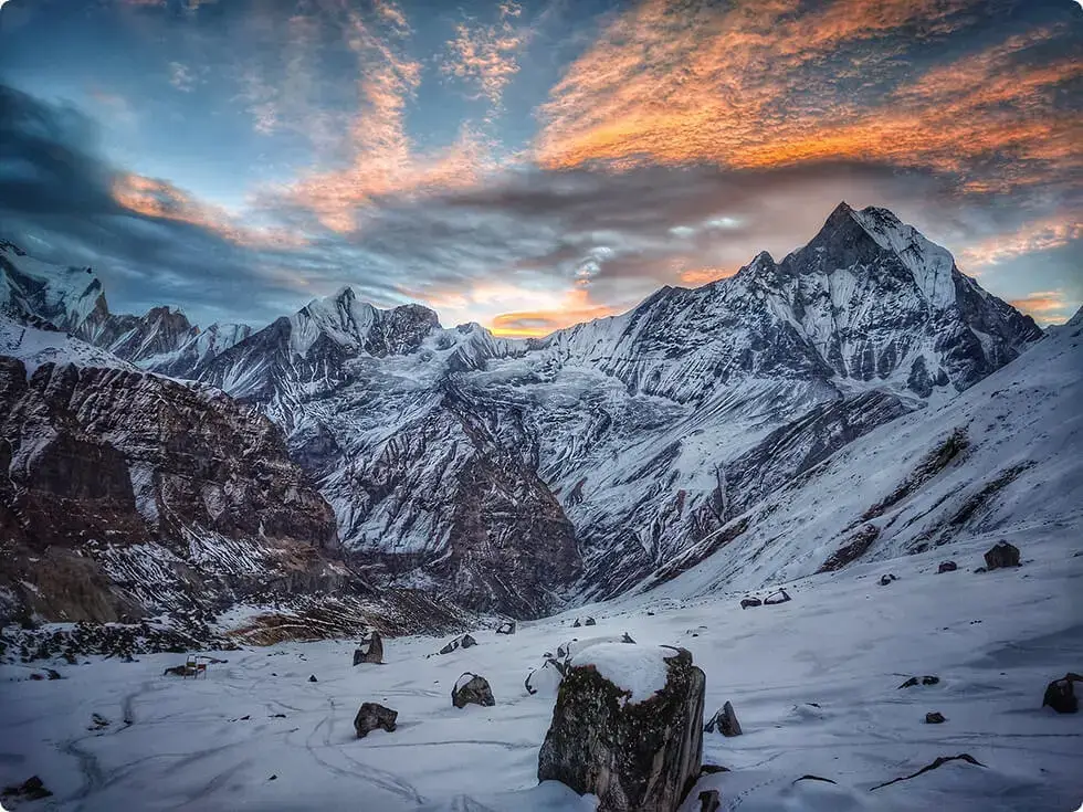 Annapurna Base Camp Trek difficulty Mt Machhapurche